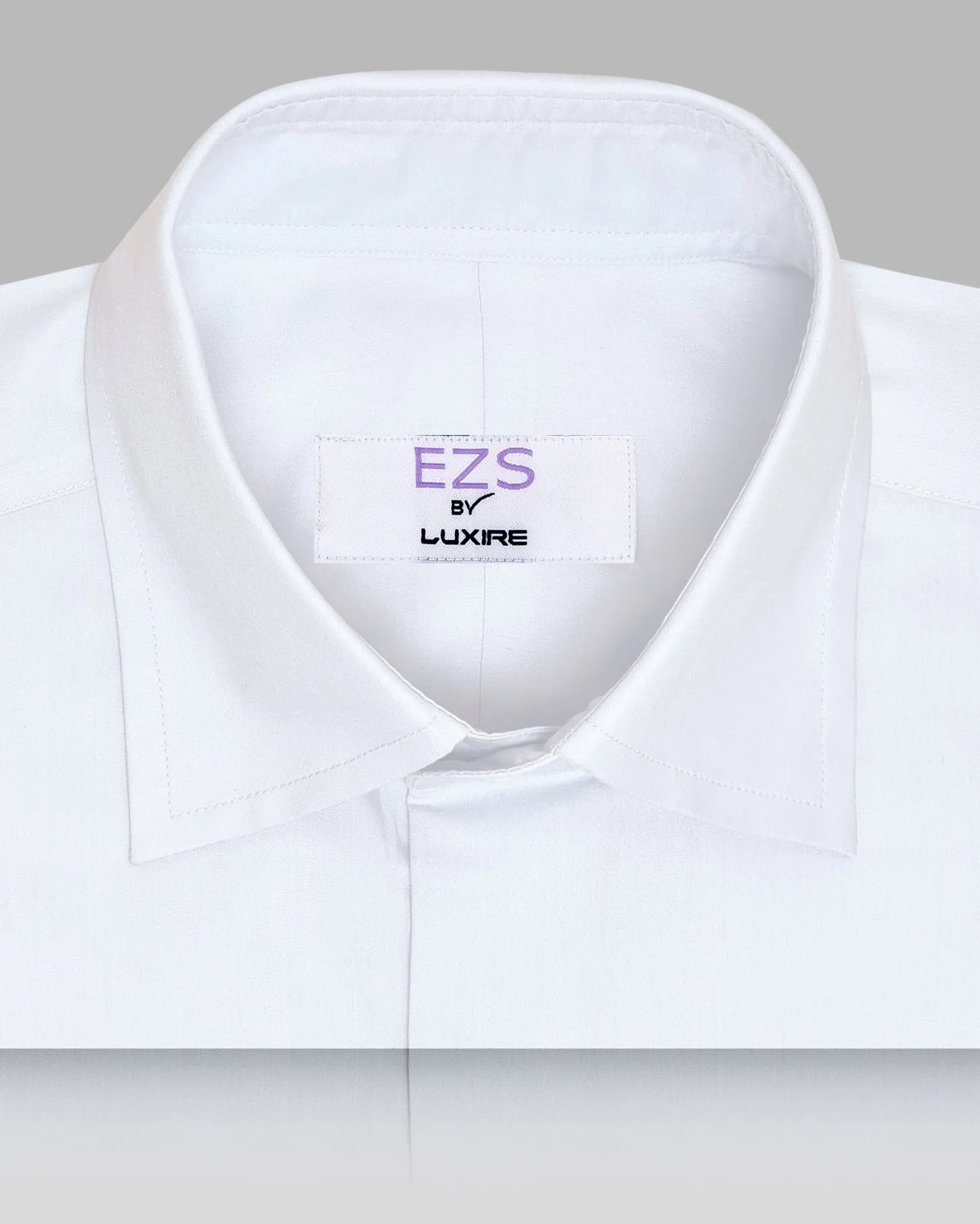 EZS White Travel Shirt Multi Functional Pockets