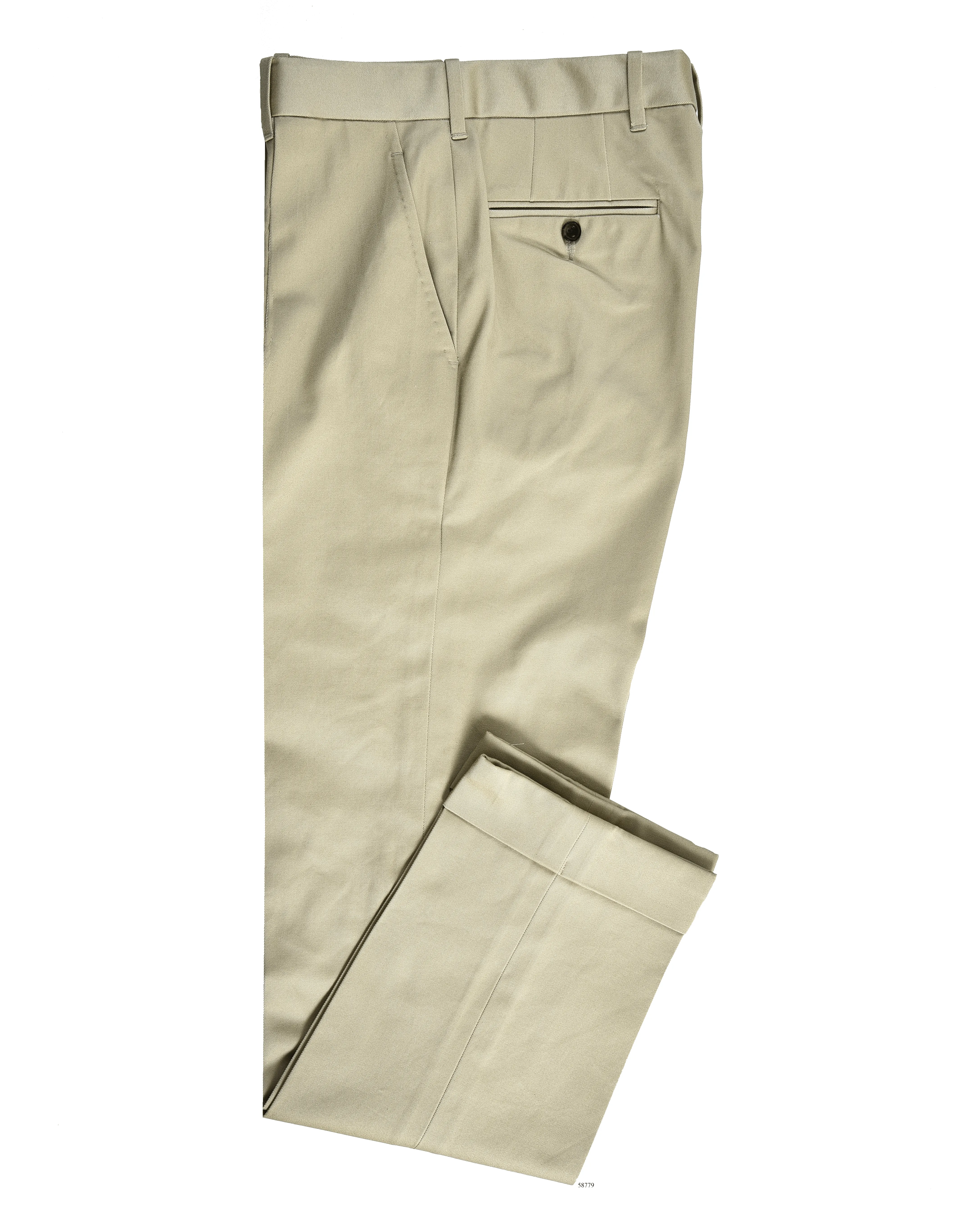 Khaki Cotton Twill Pant Quick Change