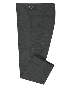 Performance Ready Quick Cool Solbiati Ash Grey Linen Dress Pant
