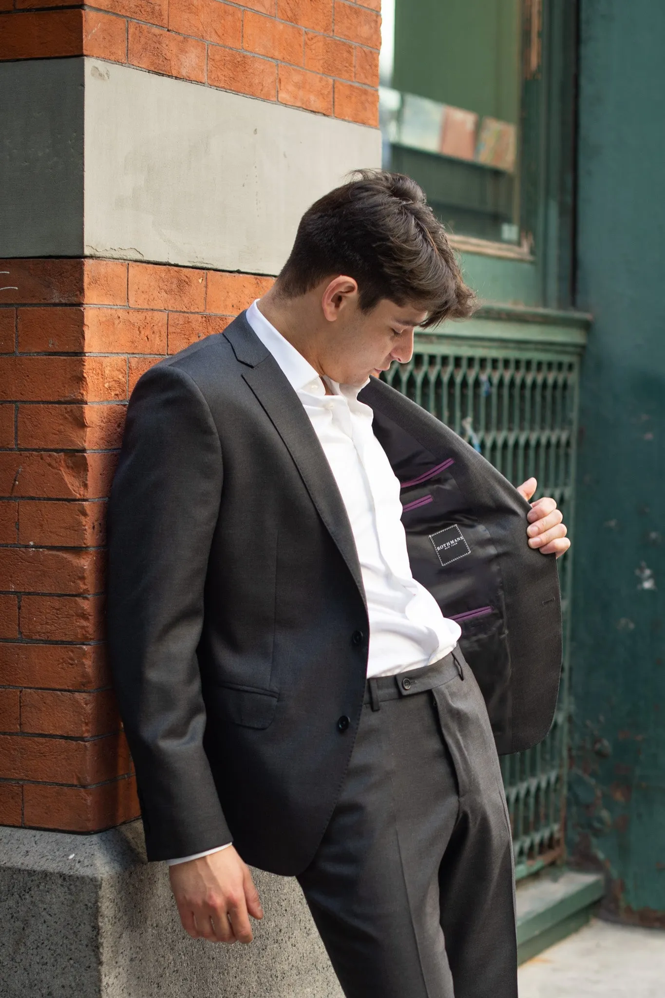 Rafael Suit - Charcoal Comfort Flex Fit