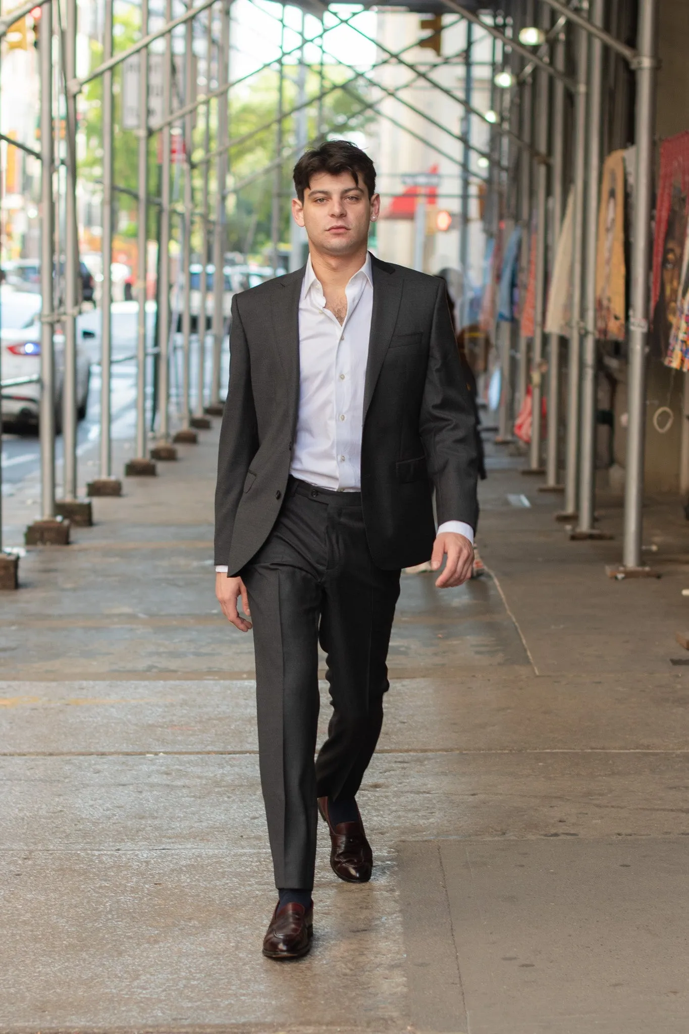 Rafael Suit - Charcoal All Day Comfort Friction Reducing Lining