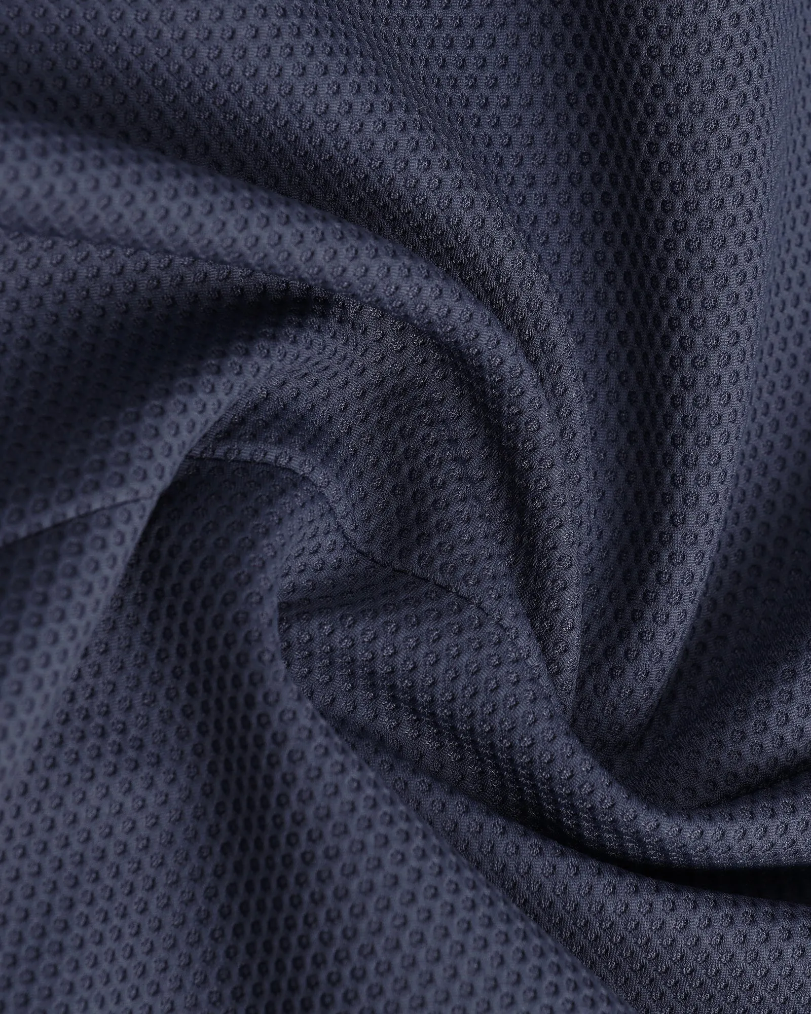 Blue TechPro Textured Blazer - Bowmore Casual Fit Silhouette Hike Fit