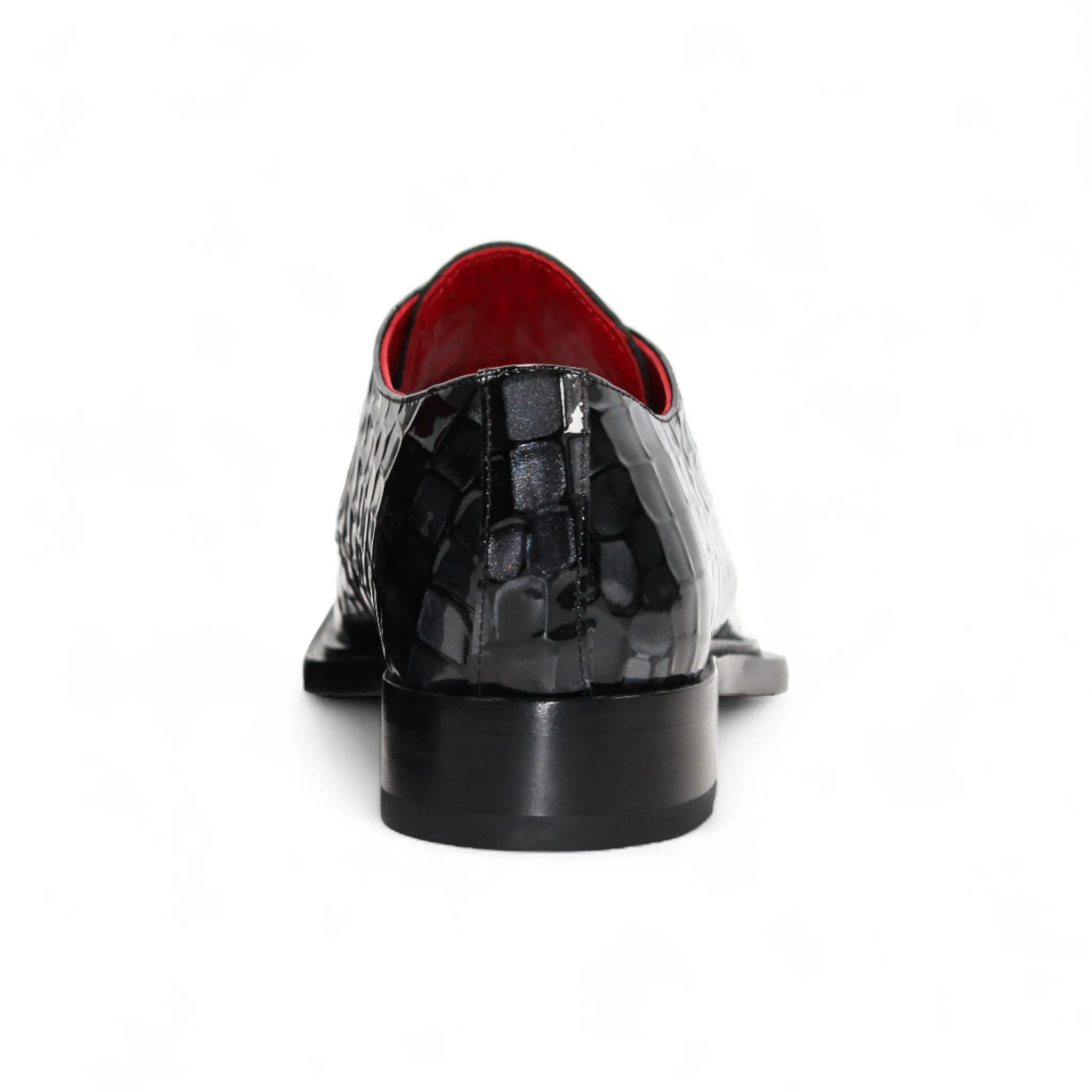 Emilio Franco Couture "Santo" Black Combo Shoes Everyday