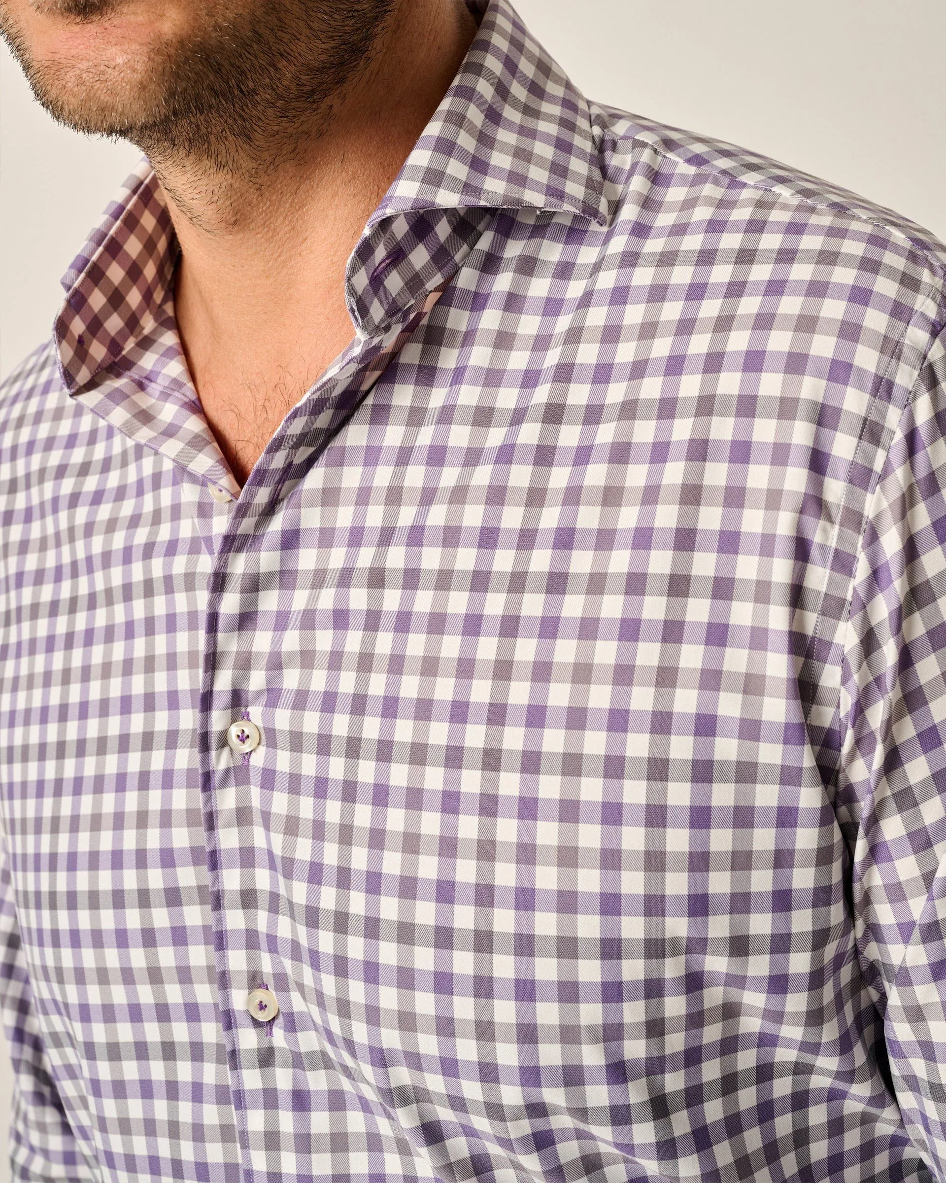 Compact Packable Design Beryl Woven Shirt - Vino
