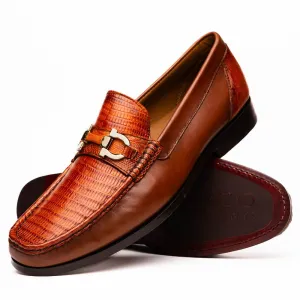 Style Crisp Double Layered Outsole Enzo Cognac