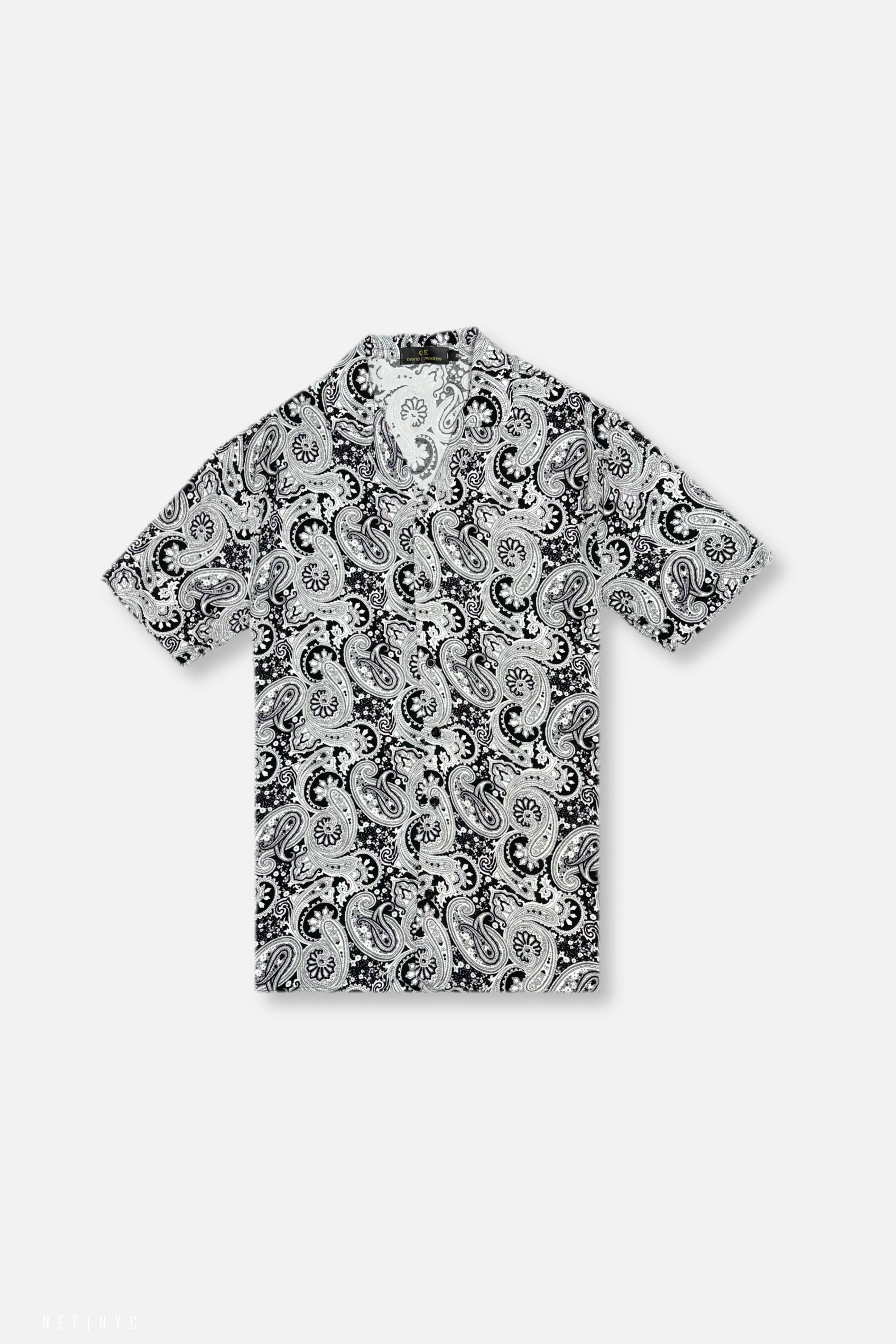 Vegan Mood Dargan Tropical Revere Collar Shirt