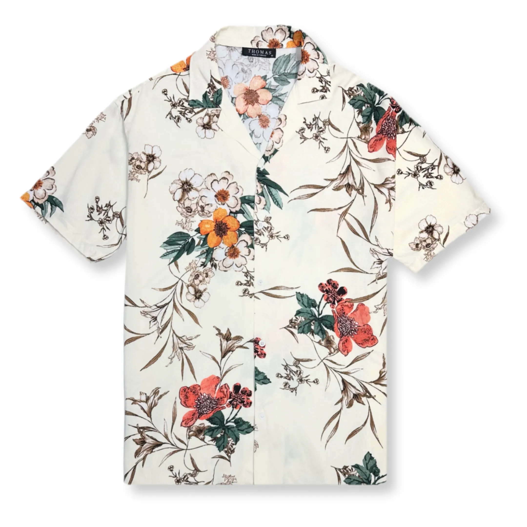 NonIrritatingSeams Tandon Tropical Resort Revere Collar Shirt