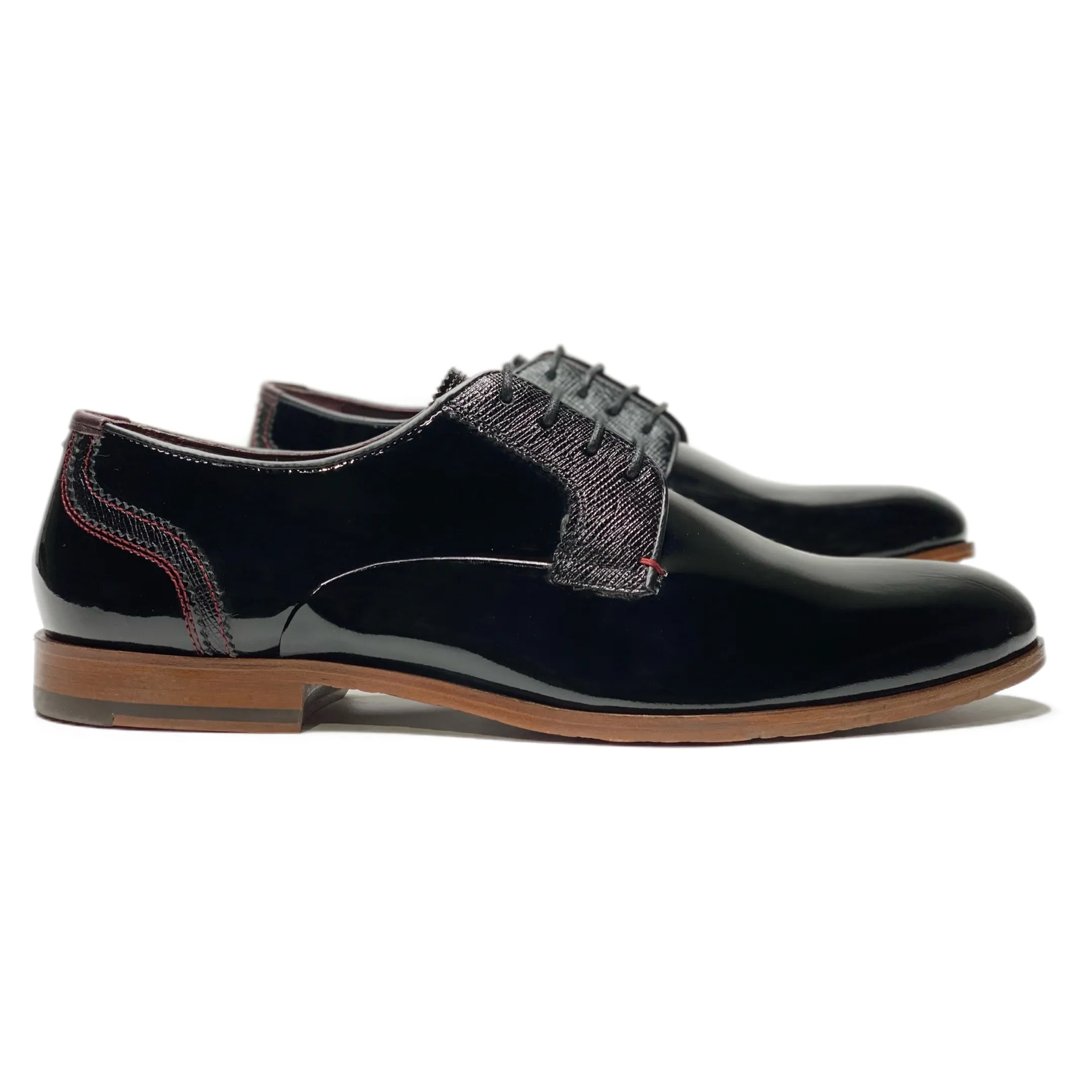 Iront Plain Toe Derby Classic Leather Quick Fit