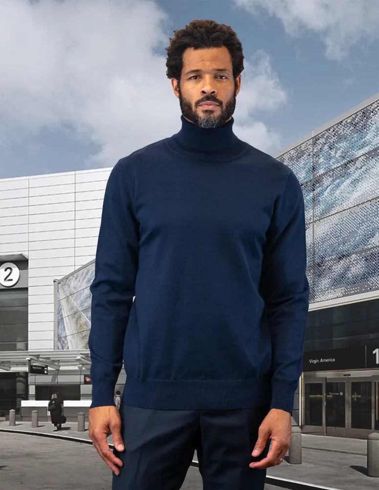 LowMaintenance NAVY TURTLE NECK