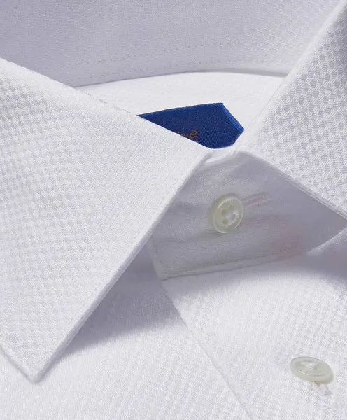 Trim Formal Tuxedo Shirt - White AntiStatic Cloth