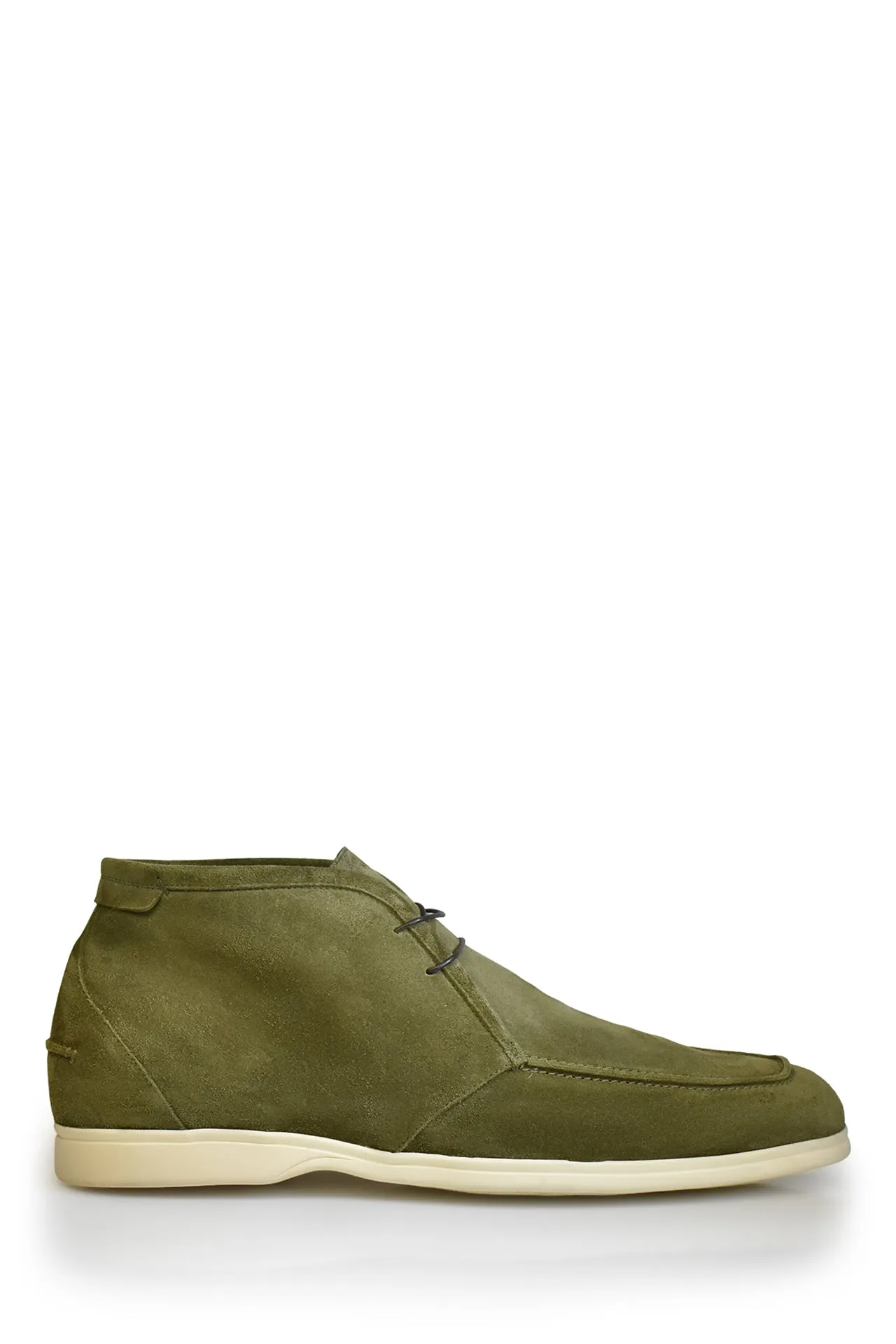 Suede Chukka Boot in Olive Supportive Core Fitness Training