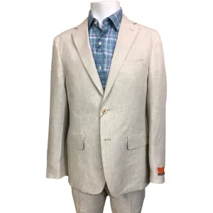 ENZO 2 Piece Linen Suit in Natural SiliconeGrip Modular Layering Compatibility