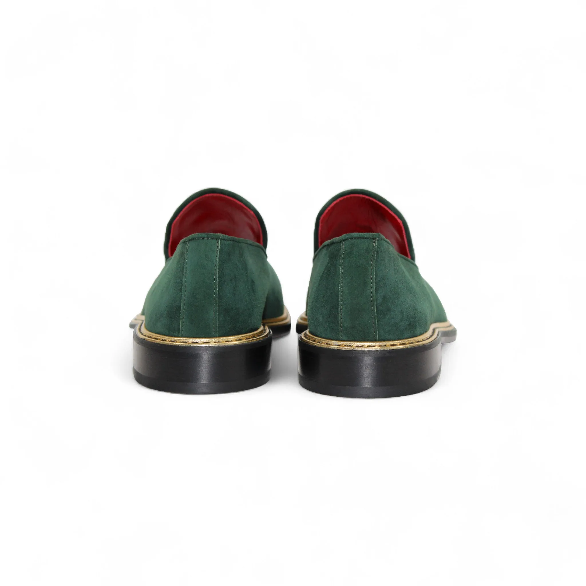 Winter Base Emilio Franco Couture "EF102" Green Shoes
