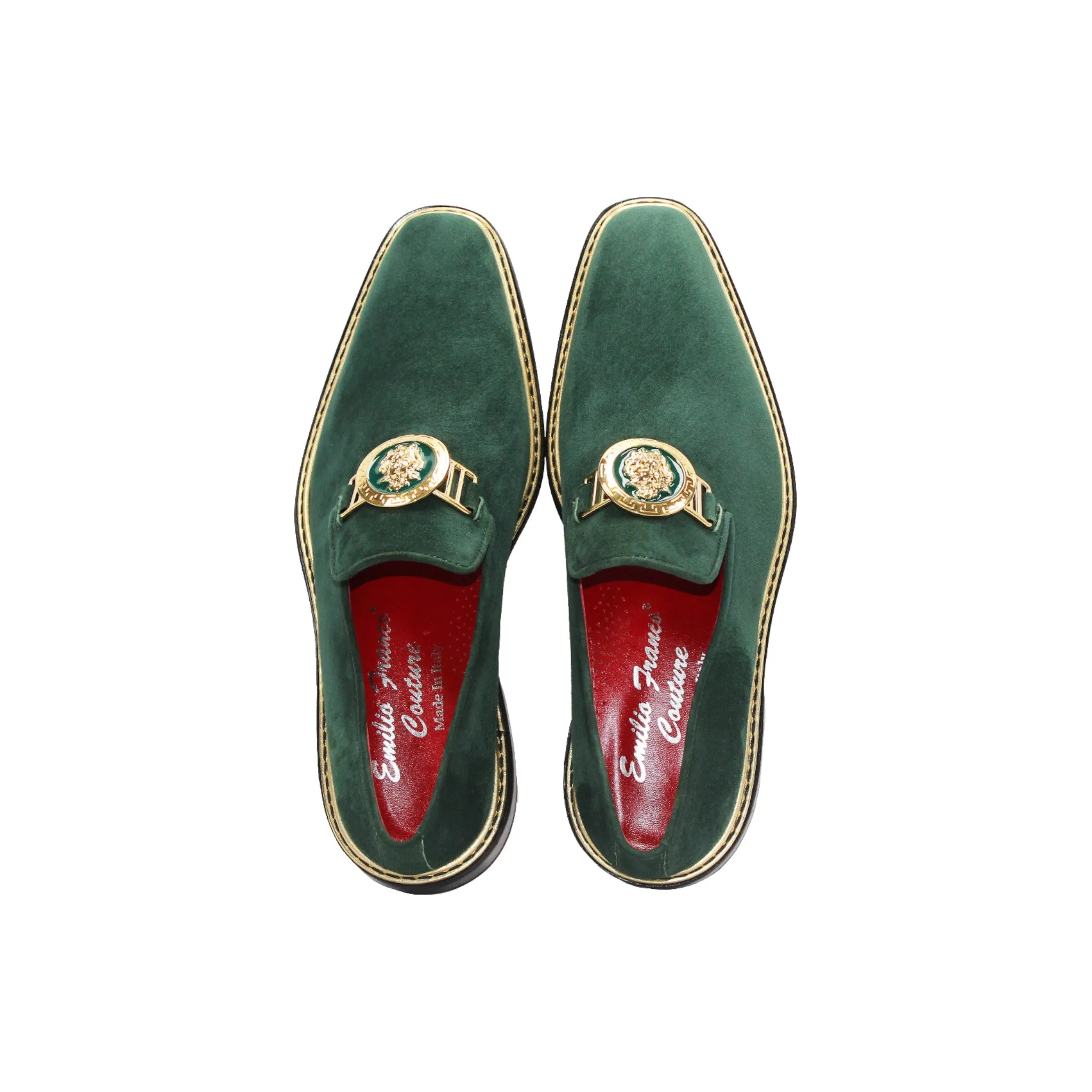 design Emilio Franco Couture "EF102" Green Shoes