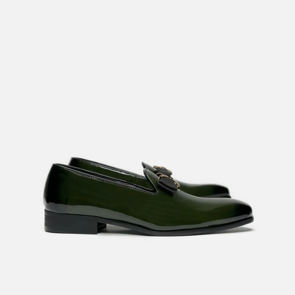 Maxwell Slip On Bow Dress Shoes Refined Line Icon Look