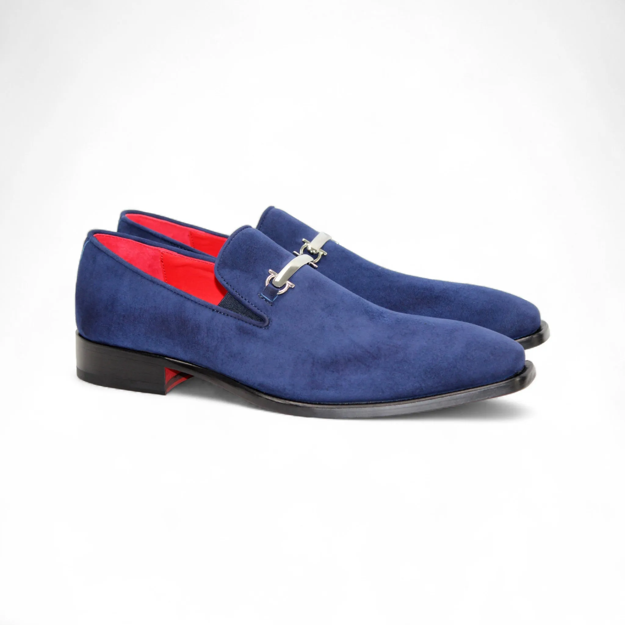 Emilio Franco "Francesco" Navy Shoes Wool Warm Heart Glow