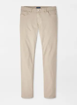 Timeless Wear Peter Millar Wayfare Five-Pocket Pant in Classic Khaki