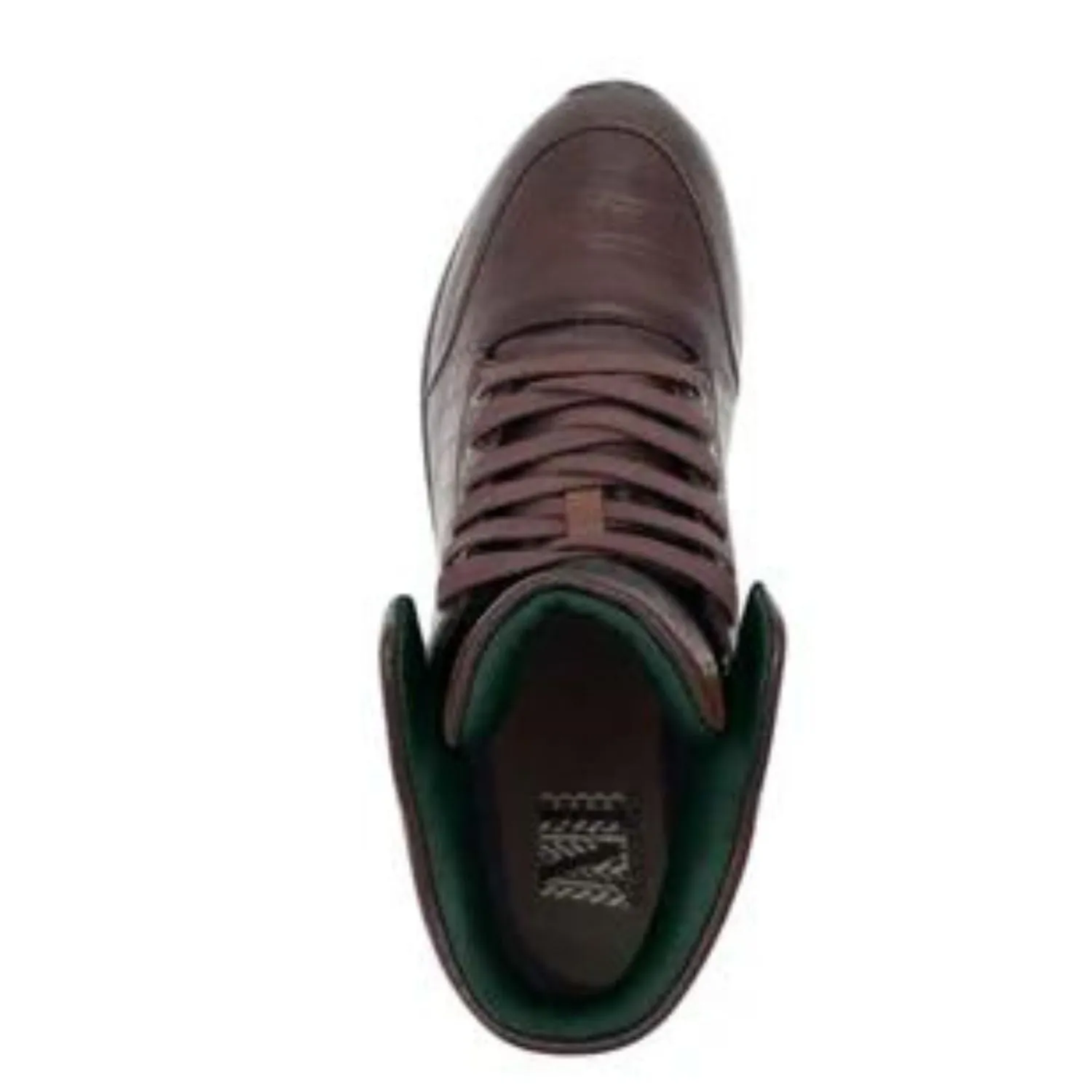 Rugged Protection Good Traction Chocolate Brown High Top Urban Sneakers