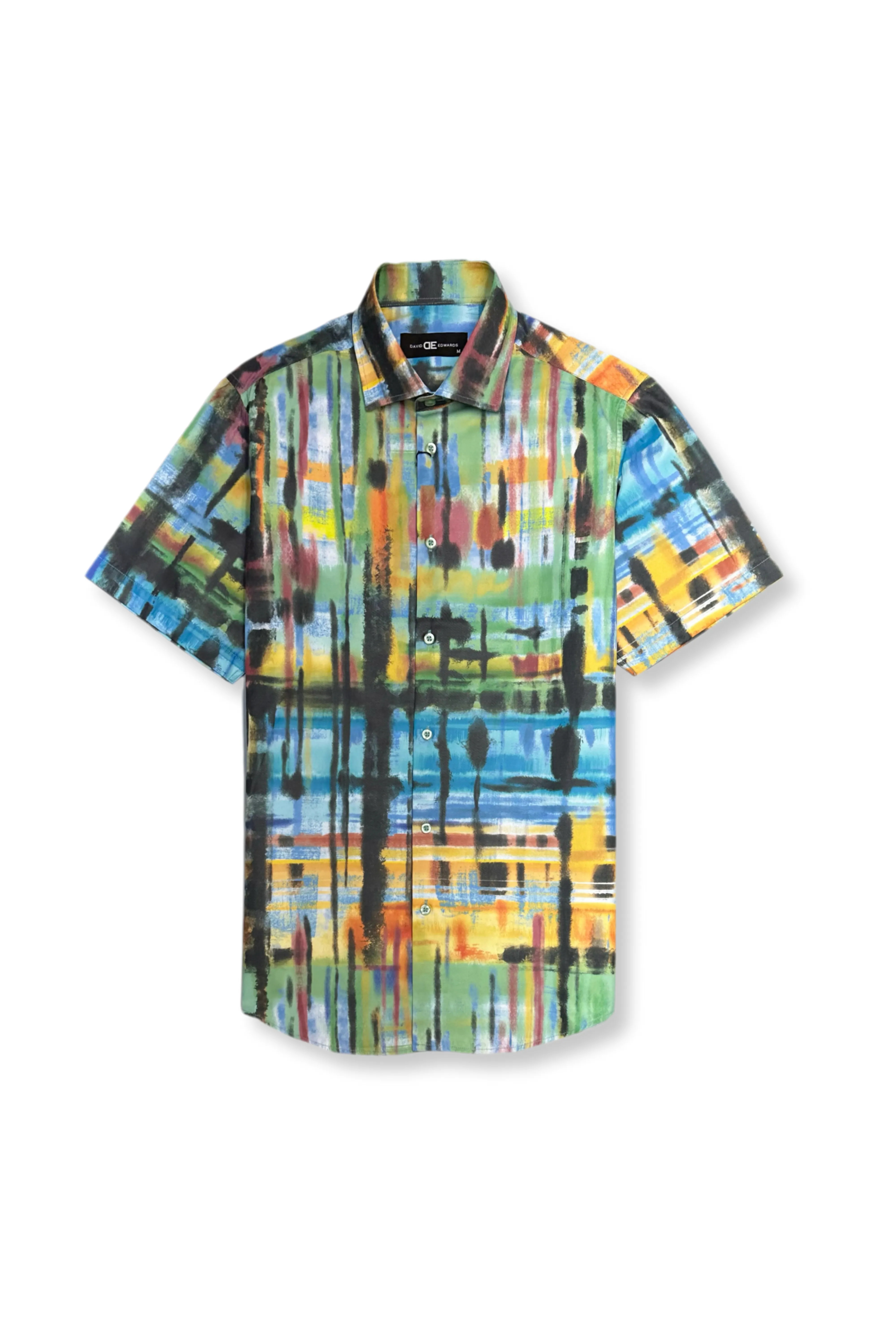 Music Mood Deery Short Sleeve Button Down