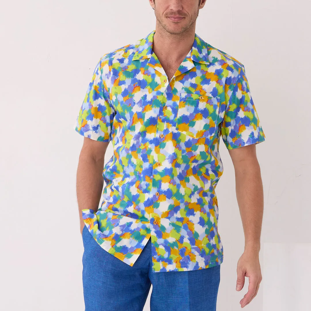 Cool Nylon Inserch SS Dot Print Shirt SS015-00066 Multi