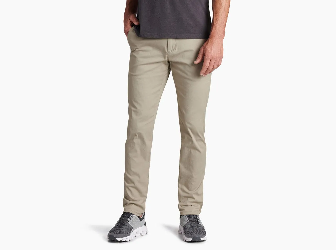 Loose cut Kuhl Mens Resistor Light Tapered Fit Chino in Khaki