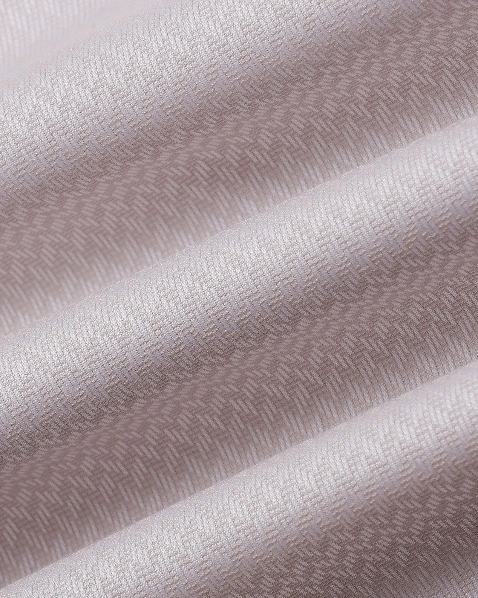 Luxe Formal Beige Textured Shirt - Silas Round Collar Petite Cut