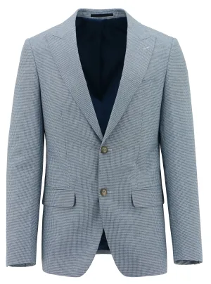 Amalfi Blue Wool Blend Sports Jacket Neutral Tone