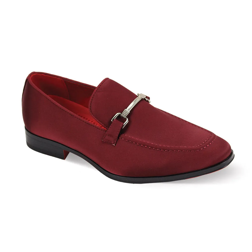 After Midnight 7018 BURGUNDY SATIN LOAFER (IN STORE) Spring Jump