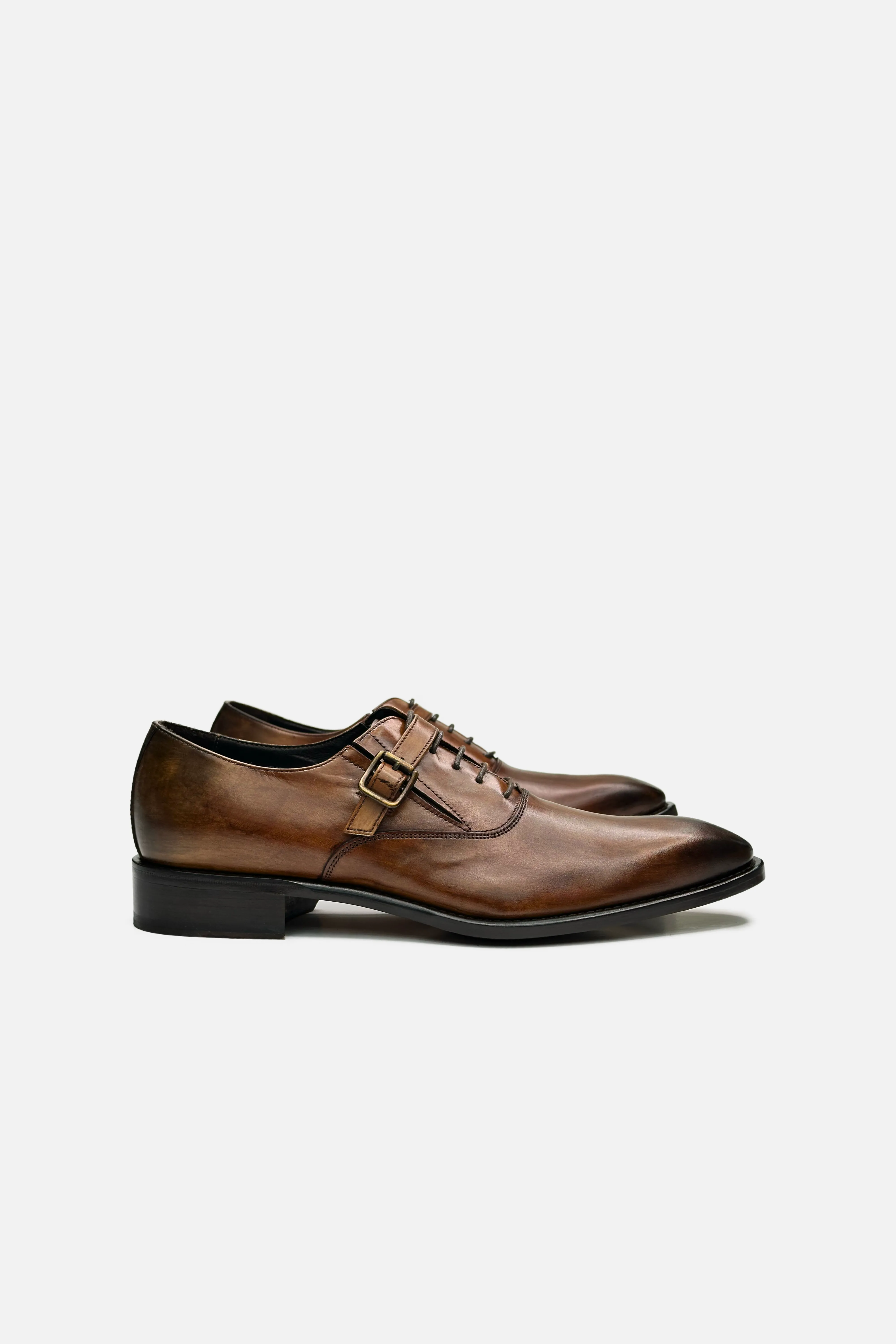 8549 Monk Strap Shoes Clean Corridor soft fit