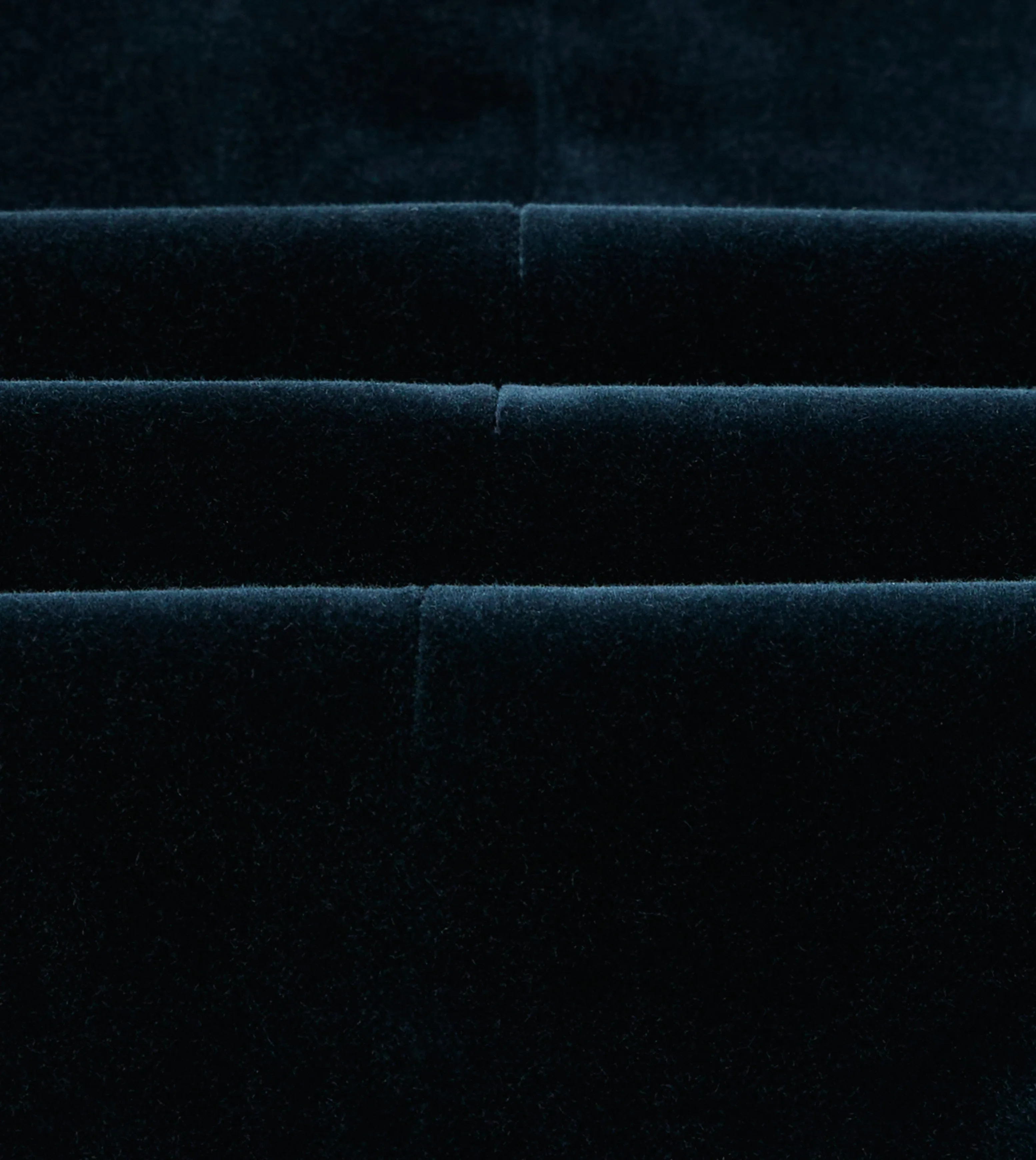 Commuter Friendly Look Navy Velvet Double-Breasted Blazer