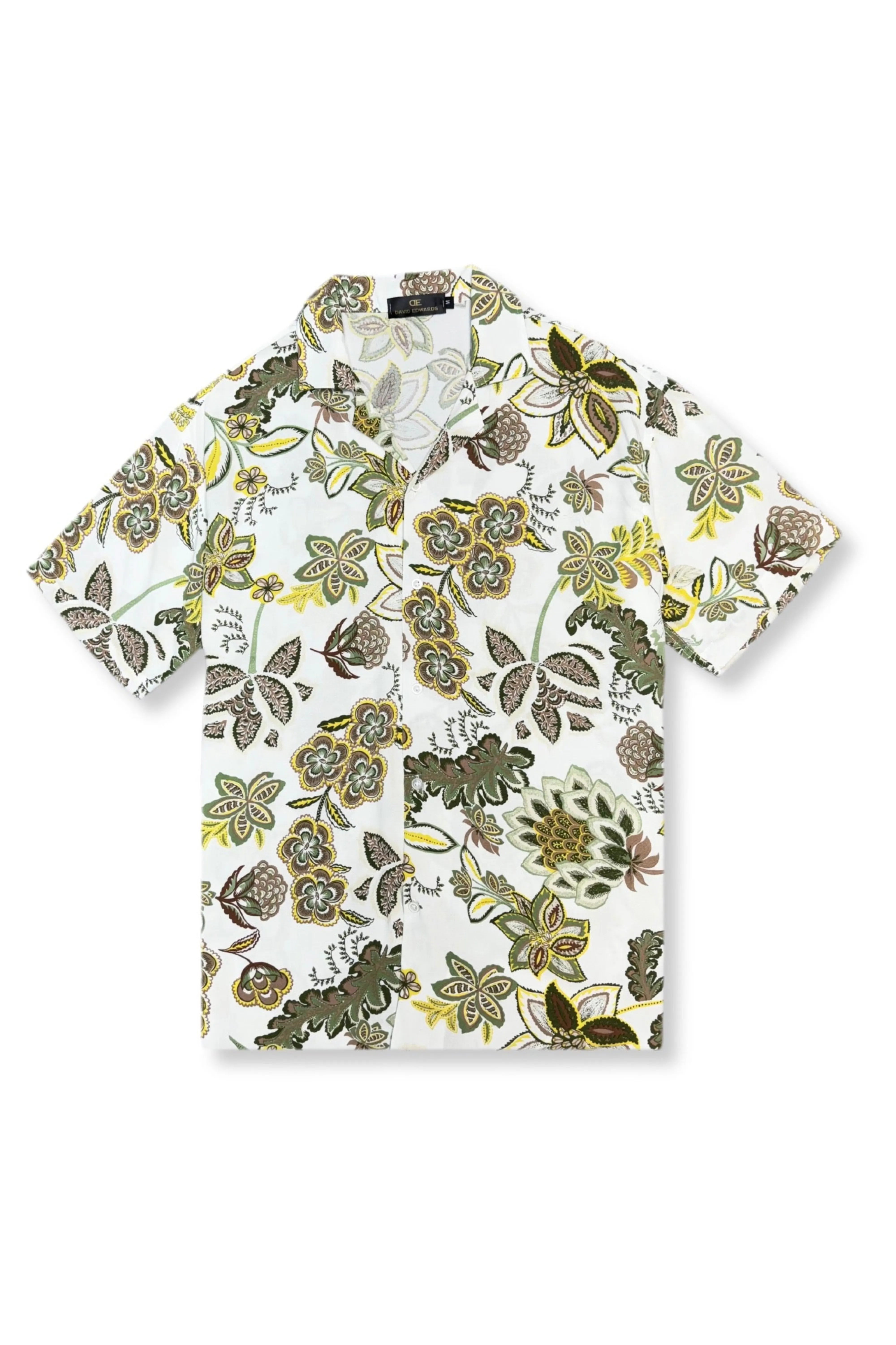 Darland Tropical Revere Collar Shirt QuickAccessPockets