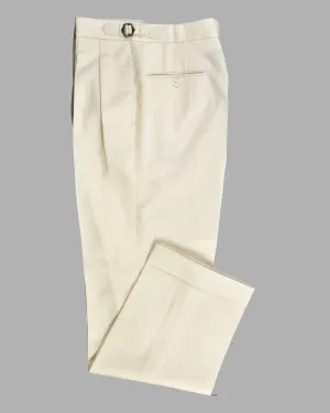 Soft Interior Dugdale Fine Worsted Pant - Cream Pant