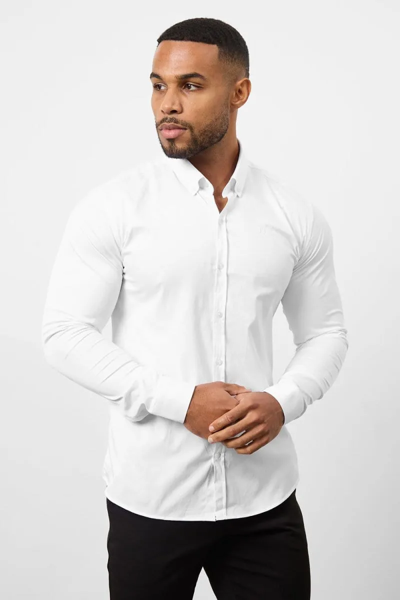 Street Fashion Athletic Fit Signature Shirt 2.0 in White