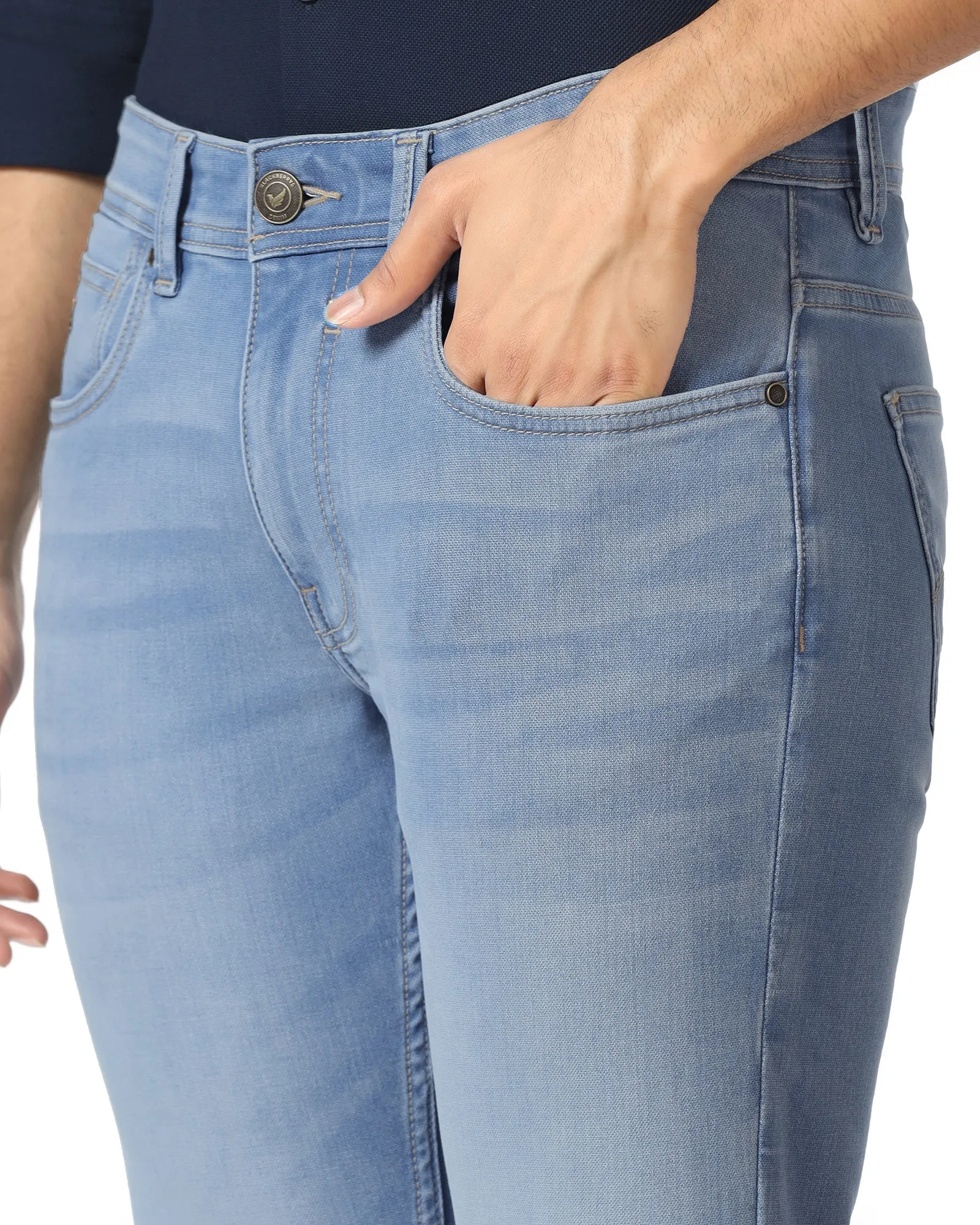 All Around Ultrasoft Slim Comfort Buff Fit Indigo Jeans - Zuri