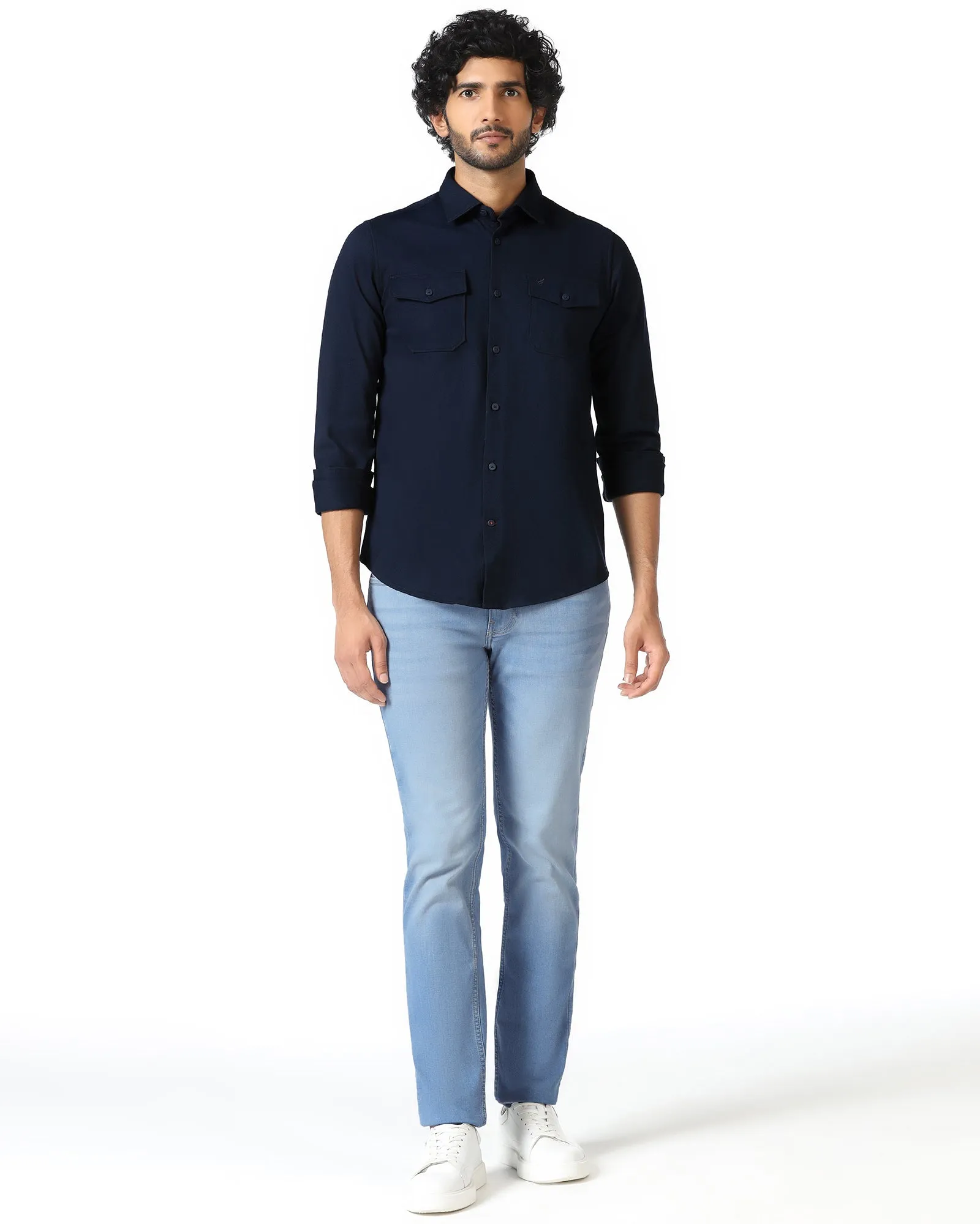 Easy Pairing Ultrasoft Slim Comfort Buff Fit Indigo Jeans - Zuri