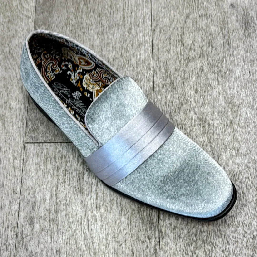 Daily Walk Exclusive Formal Dress Shoe Silver 7021