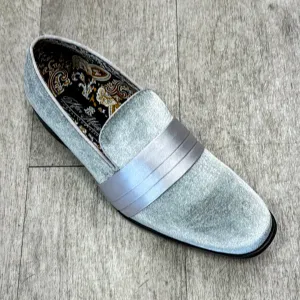 Exclusive Formal Dress Shoe Silver 7021 Party Mood Short Trip