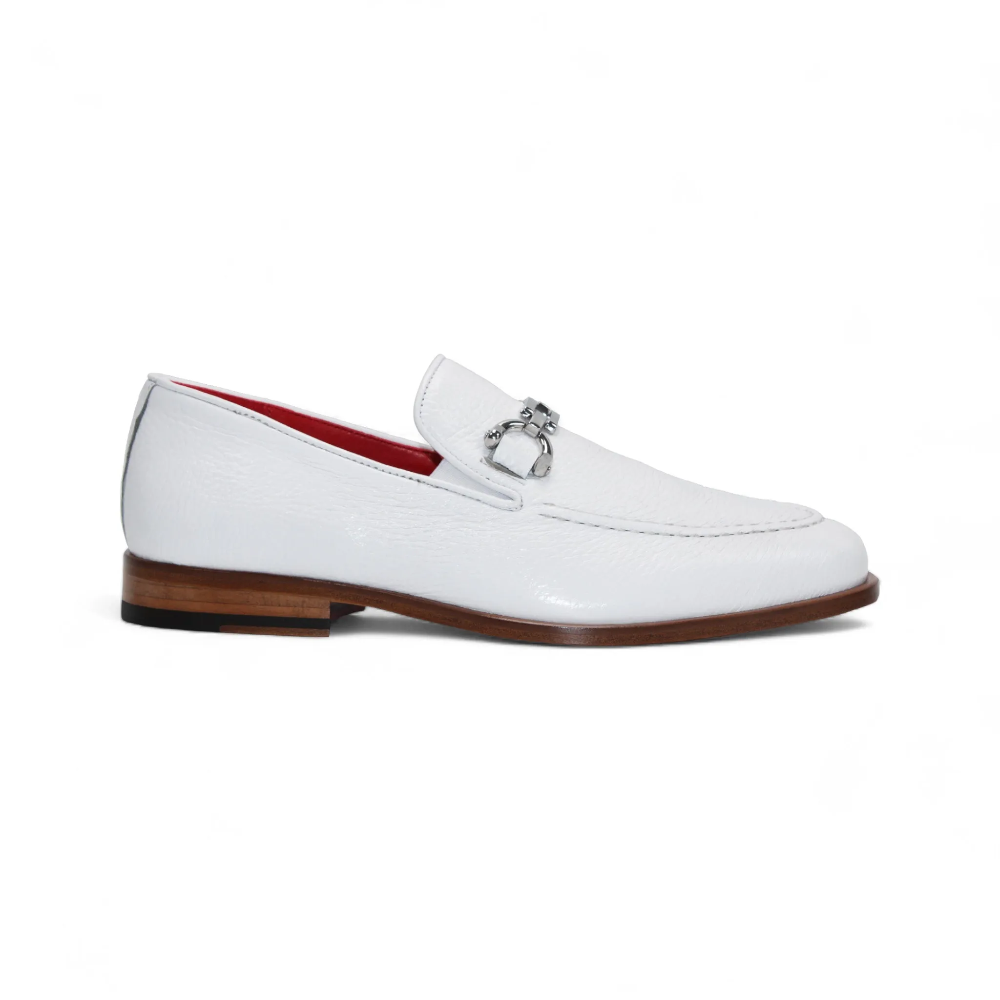 Travel Light Reinforced toe box Emilio Franco "Edgardo" White Shoes