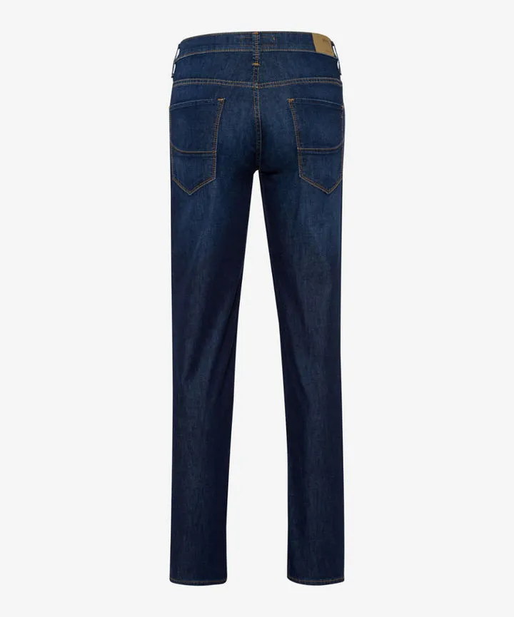 Straight Leg Brax Cadiz Ultralight Denim in Atlantic Sea Used