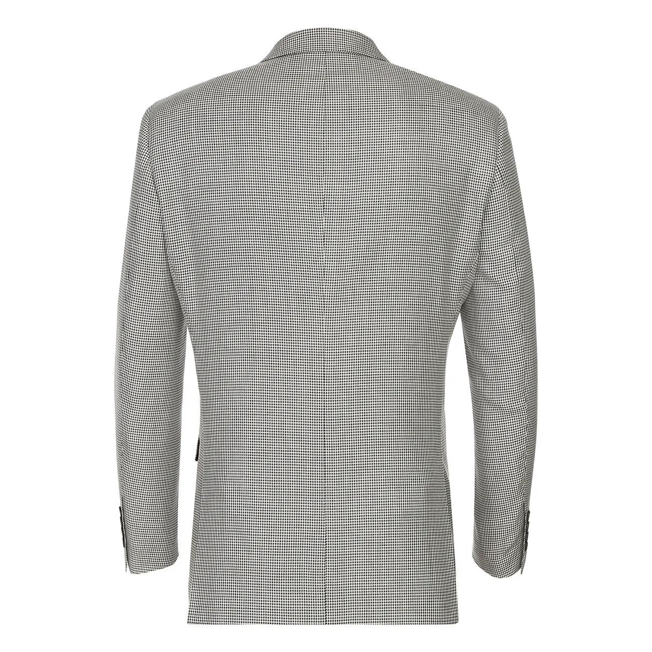 Alessandro Vitello by Renoir New Slim Fit Wool Off White Black Blazer 565-20 Water Repellent Finish