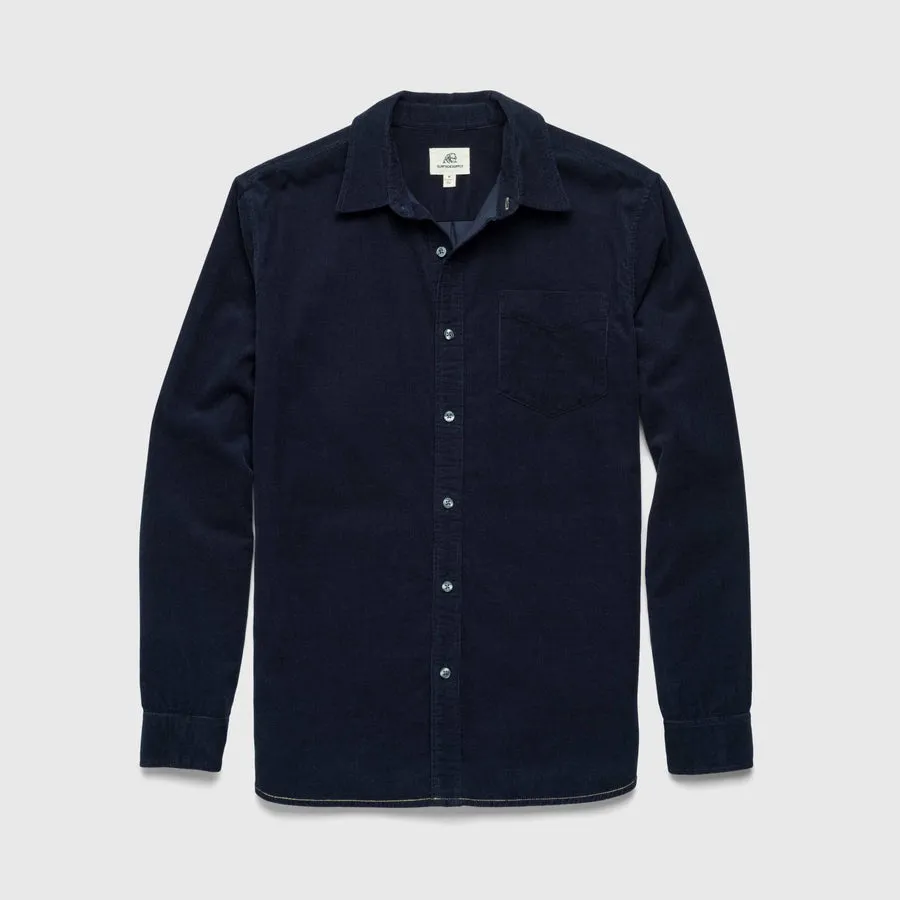Fashion Core Brian Corduroy Shirt - Navy Blazer