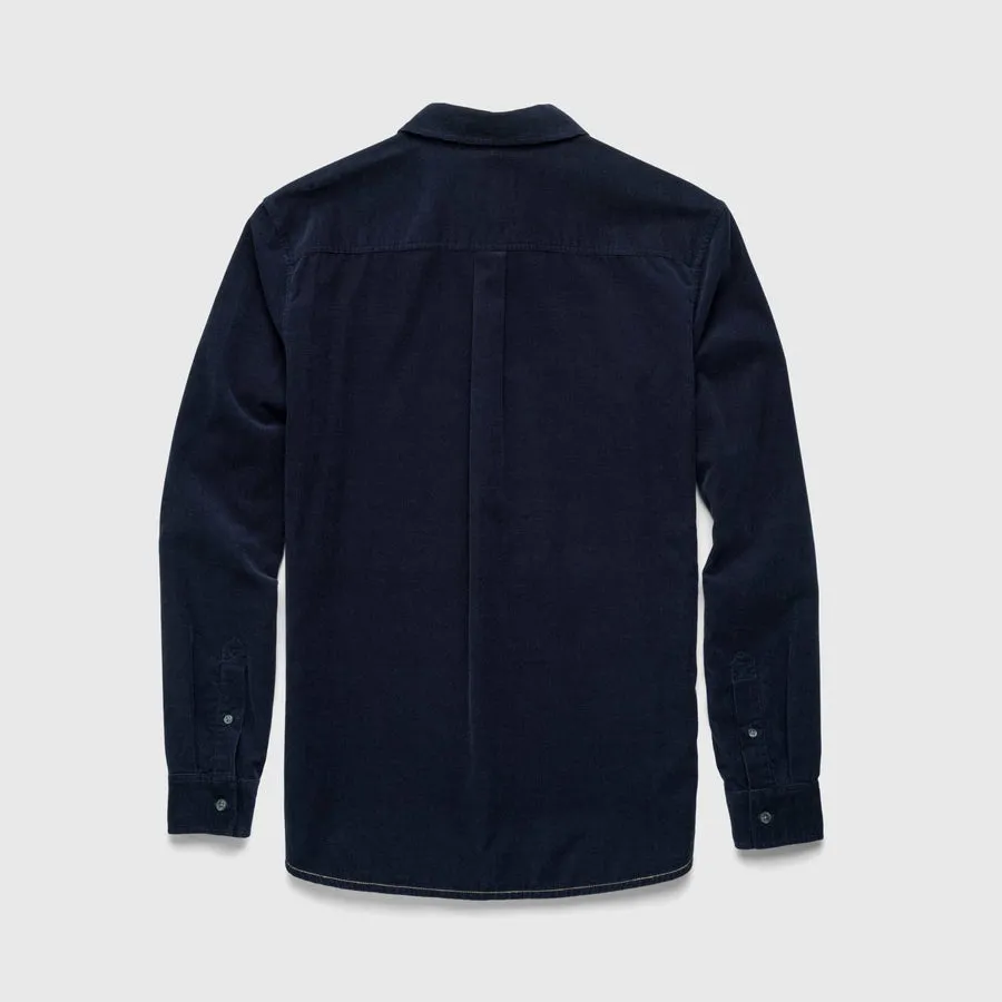 Brian Corduroy Shirt - Navy Blazer New Day Colorfast Dye