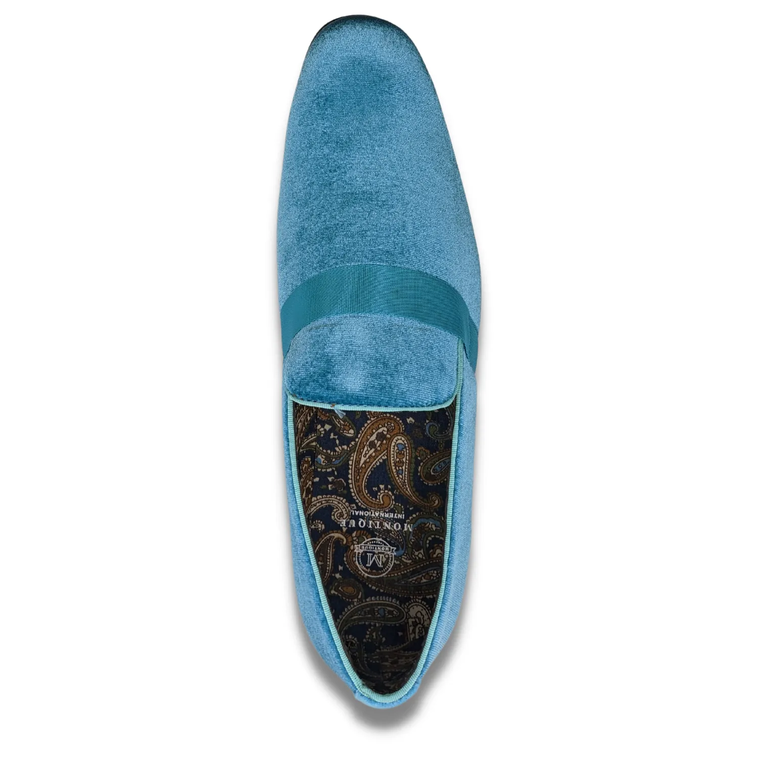 Clear Move Men's Solid Velvet Aqua Fashion Shoes S91