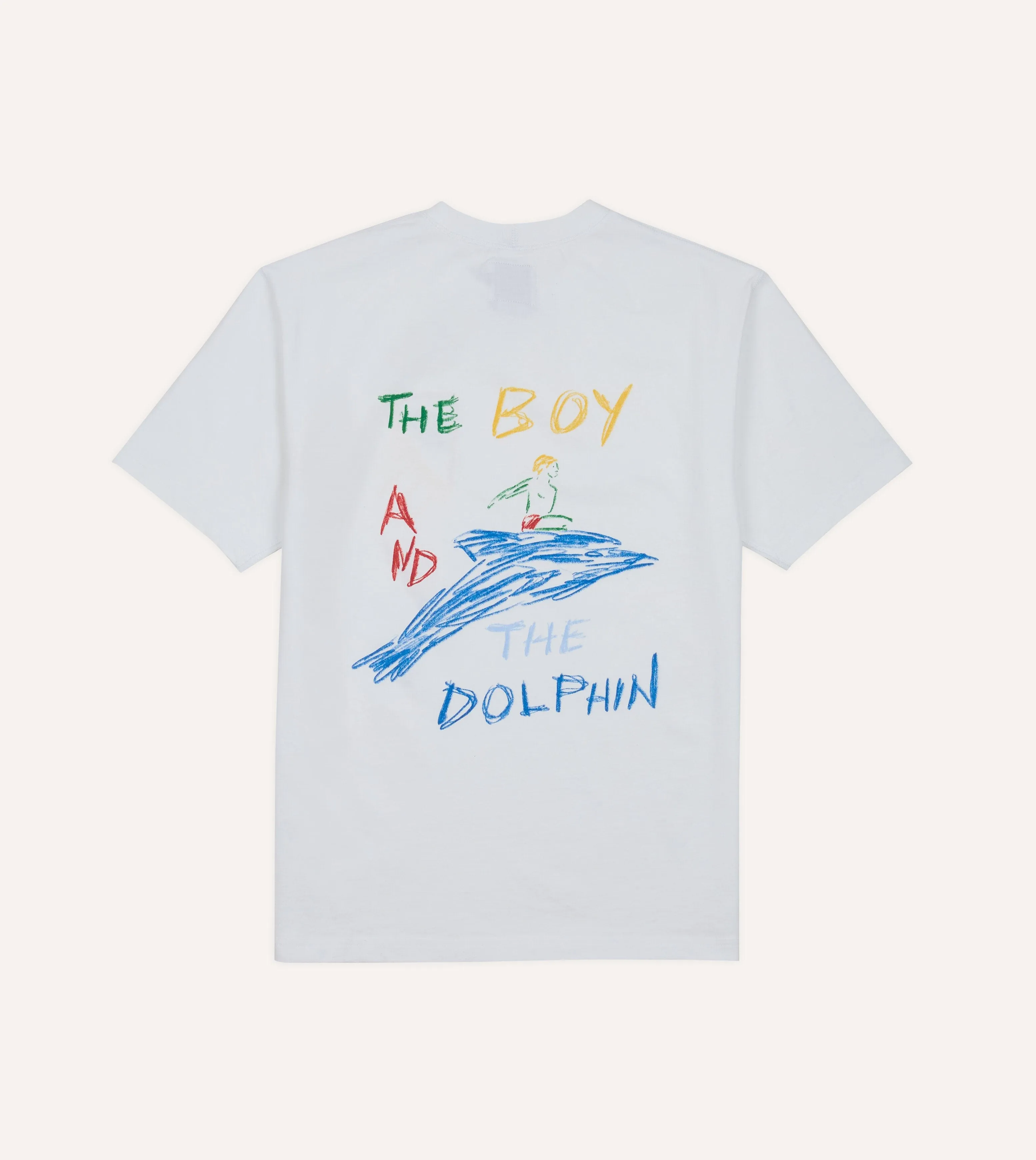 Casual Fashion Trendy All-Day Michael McGregor for Drake's Dolphin T-Shirt