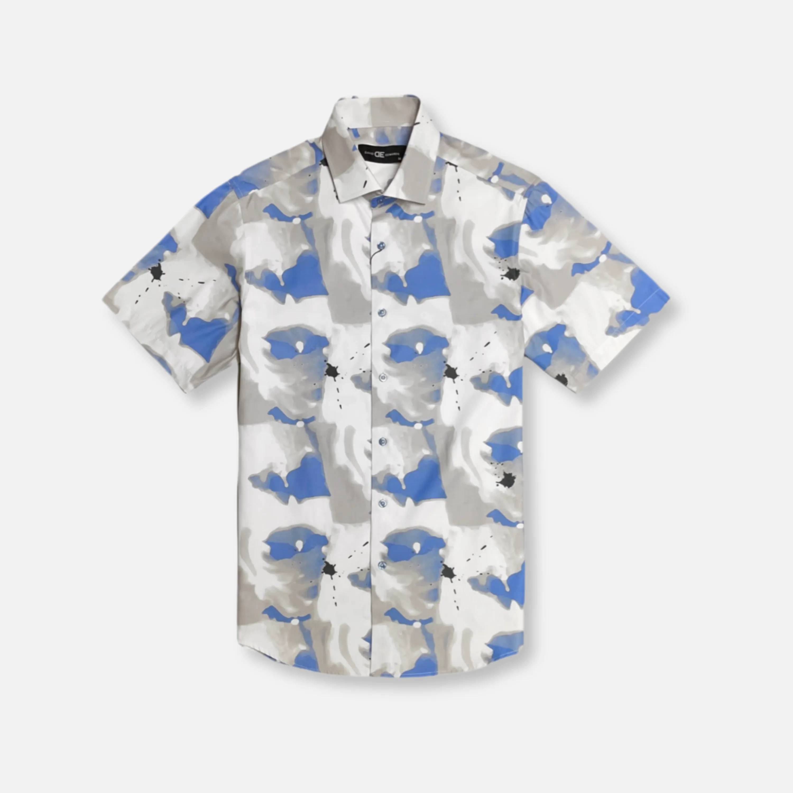 Dashiell Short Sleeve Button Down Open Glow