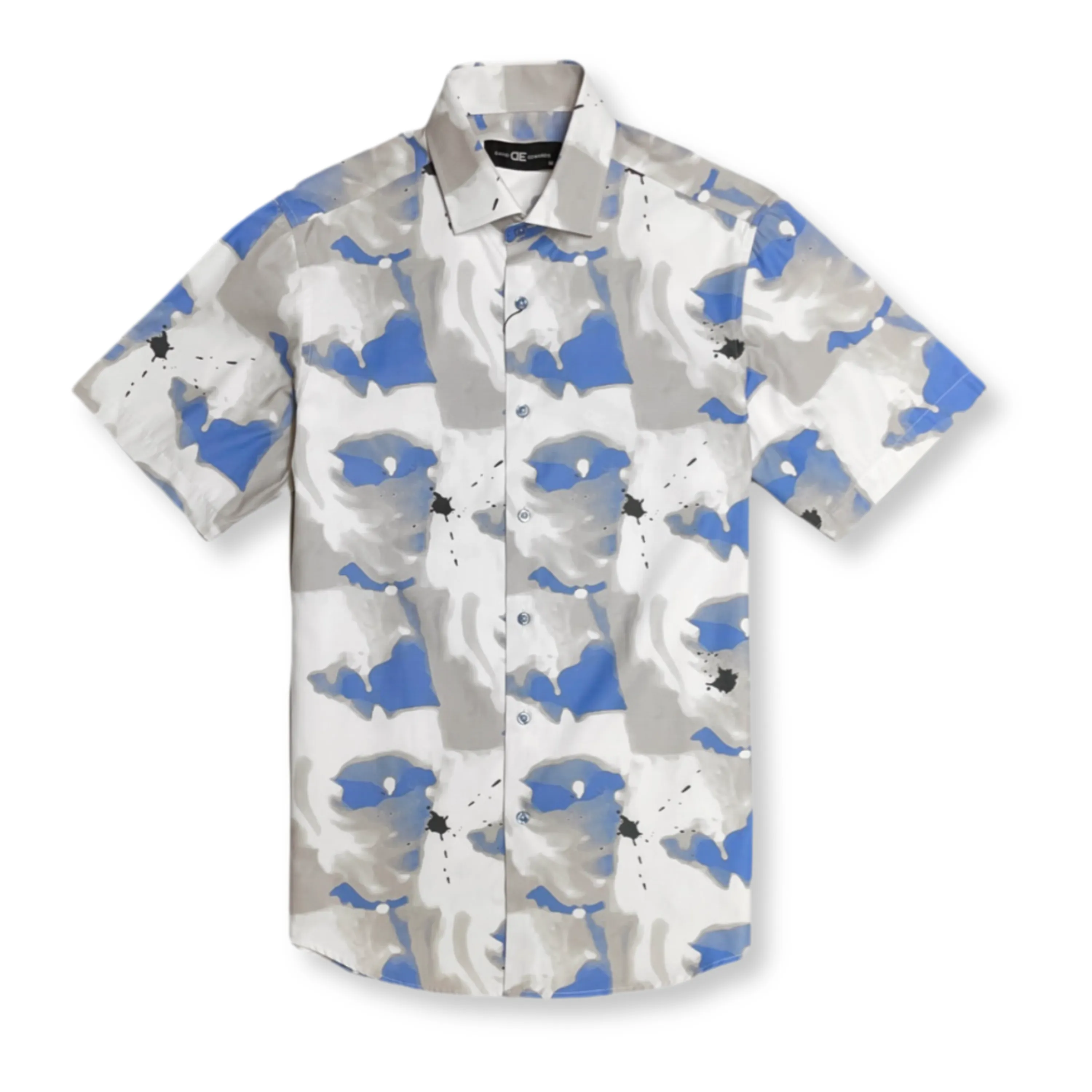 Outdoor Activity Neat Edge Dashiell Short Sleeve Button Down