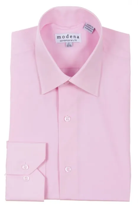 Casual Hangout Luxury Feel Modena Contemporary Fit Regular Cuff M300BS0R Pink