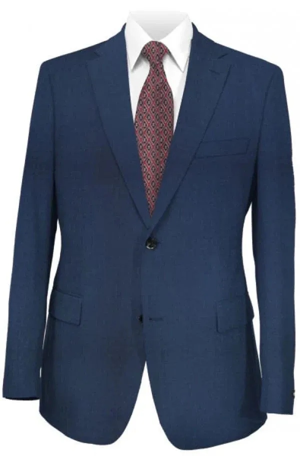 Weatherproof Zipper Tech Fleece Lined Calvin Klein Ultra Slim Fit Suit in Blue