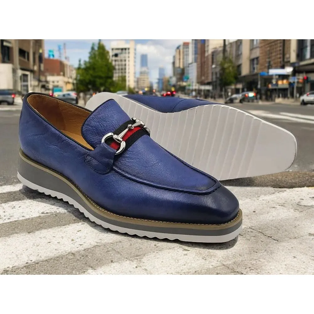 Cool Pace Carrucci Ocean Blue Casual Loafer