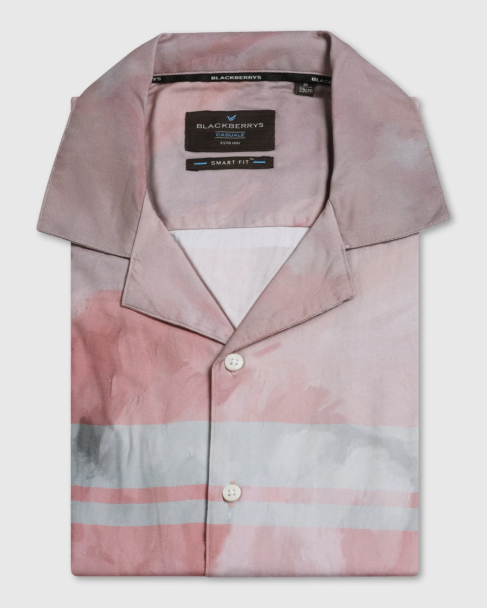 Linen Casual Half Sleeve Red Printed Shirt - avery Modern Style